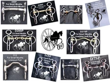 Carriage Driving Horse Bit Liverpool jointed Lozenge KK-Glory Myler (16 Styles)