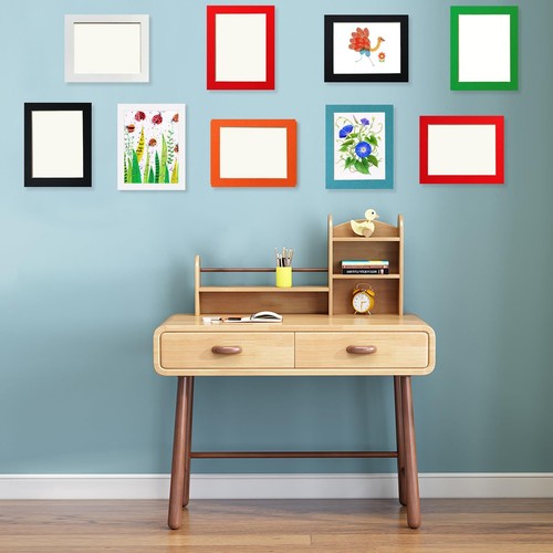 8x10 Picture Frame Set of 6,Paper Photos Display for Wall Mounting with Transpa - Picture 6 of 6