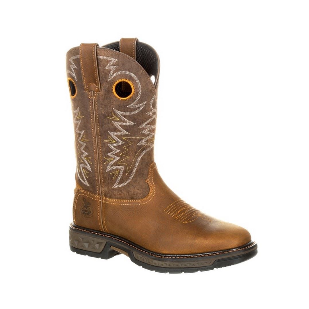 Georgia GB00223 Carbo-Tec Uomo Brown Pelle Work 11 Georgia GB00223 Carbo-Tec Uomo Brown Pelle Work 11