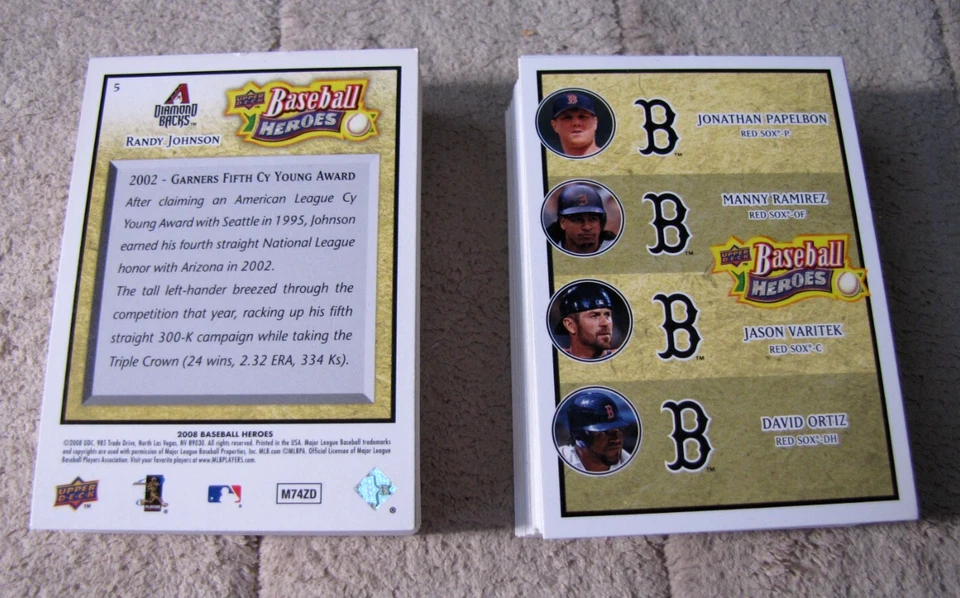 2008 Upper Deck  Baseball Heroes (Pick Choose Complete) - Image 2 of 2