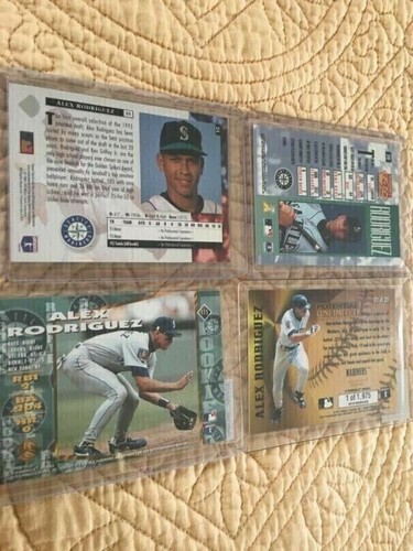 (4) Alex Rodriguez RC UD ELECTRIC DIAMOND 95 UC3 AP SELECT CERT 1996 SP A PROOF - Picture 4 of 4