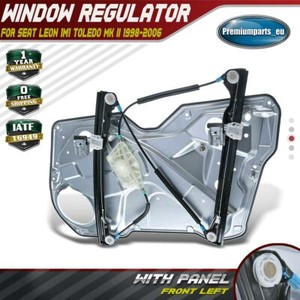Window Regulator W O Motor W Panel For Seat Leon Toledo Mk Ii 98 06 Front Left Ebay
