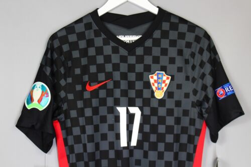 NWT CROATIA NATIONAL TEAM 2020 2021 AWAY FOOTBALL SHIRT JERSEY #17 MANDZUKIC - Picture 3 of 7