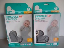 Swaddle Up Original 2 Small 7-13lbs Gray Stage 1 Moderate Temp Damaged Boxes