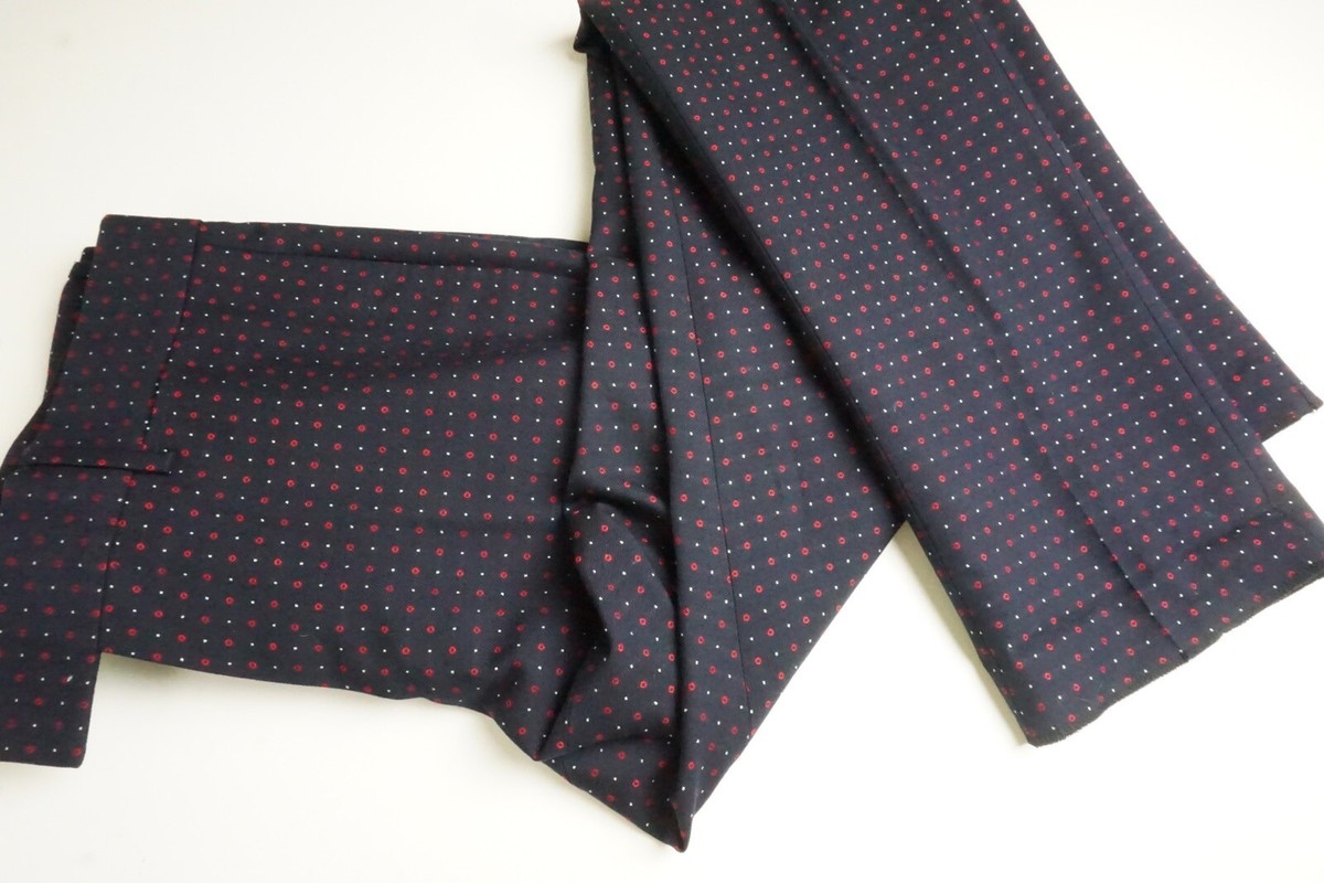 Gucci CURRENT Blue Red Geometric Wool Blend 2 Pc Suit Jacket Gucci CURRENT Blue Red Geometric Wool Blend 2 Pc Suit Jacket