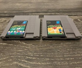 Nintendo NES Baseball and 10-Yard Fight Sports Games