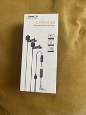 DUAL-HEAD LAVALIER OMNIDIRECTIONAL CONDENSER MIC FOR DSLR  SMARTPHONE - Comica