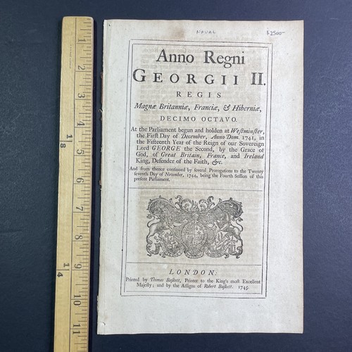 British Navy Court Martial At Sea Act Original Antique c1745 Legal Document - Picture 2 of 10