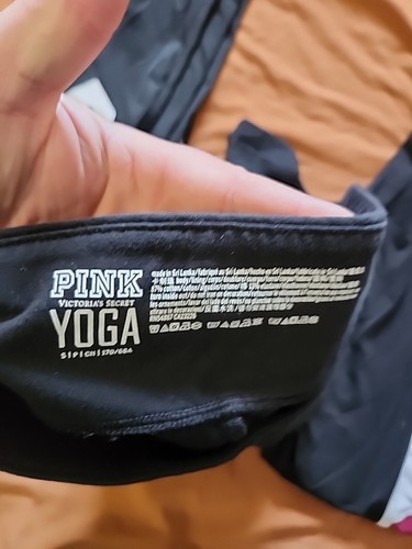 Lot of 3 VICTORIA SECRET PINK Leggings Womens 2 S & 1 M Yoga Pants Ultimate  - Picture 2 of 6