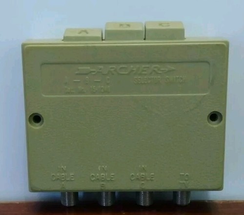 VINTAGE ARCHER 15-1248 A/B/C Video Selector RADIO SHACK - Foto 1 di 6
