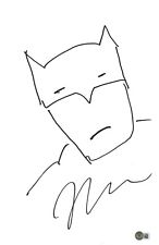 Zack Snyder Signed 11x17 Batman Sketch Original Art Justice League BAS COA Zack Snyder Signed 11x17 Batman Sketch Original Art Justice League BAS COA