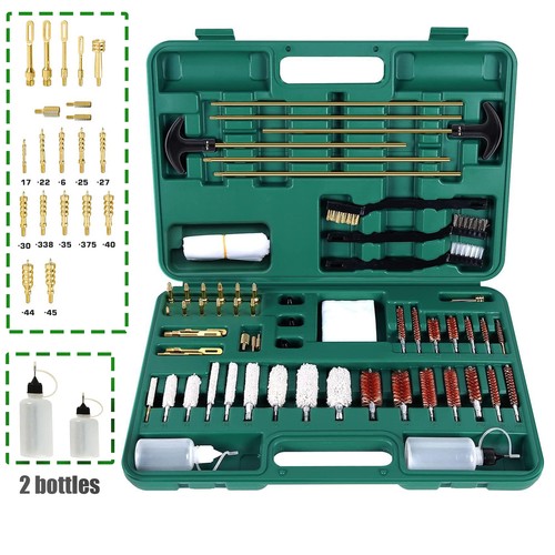 163pcs Gun Cleaning Kit Universal Rifle Pistol Shotgun Handgun Firearm with Case - Picture 26 of 48