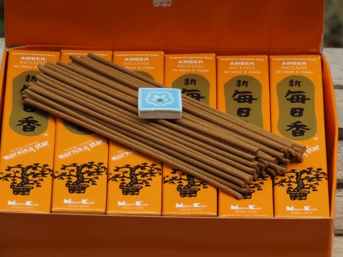 Morning Star Japanese Incense ~ 50 Sticks & Holder - Choose From 12 Pure Scents - Picture 34 of 43