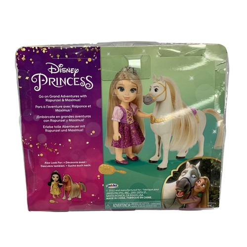 Disney Prinzessin Petite Rapunzel & Maximus Geschenkset Puppe & Pferd Spielzeug ab 3+ - Bild 2 von 6