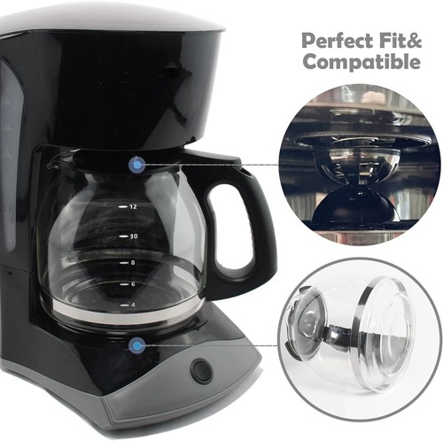 12-Cup Replacement Coffee Carafe Compatible with Mr. Coffee Coffee maker Pot, Re - Picture 4 of 7