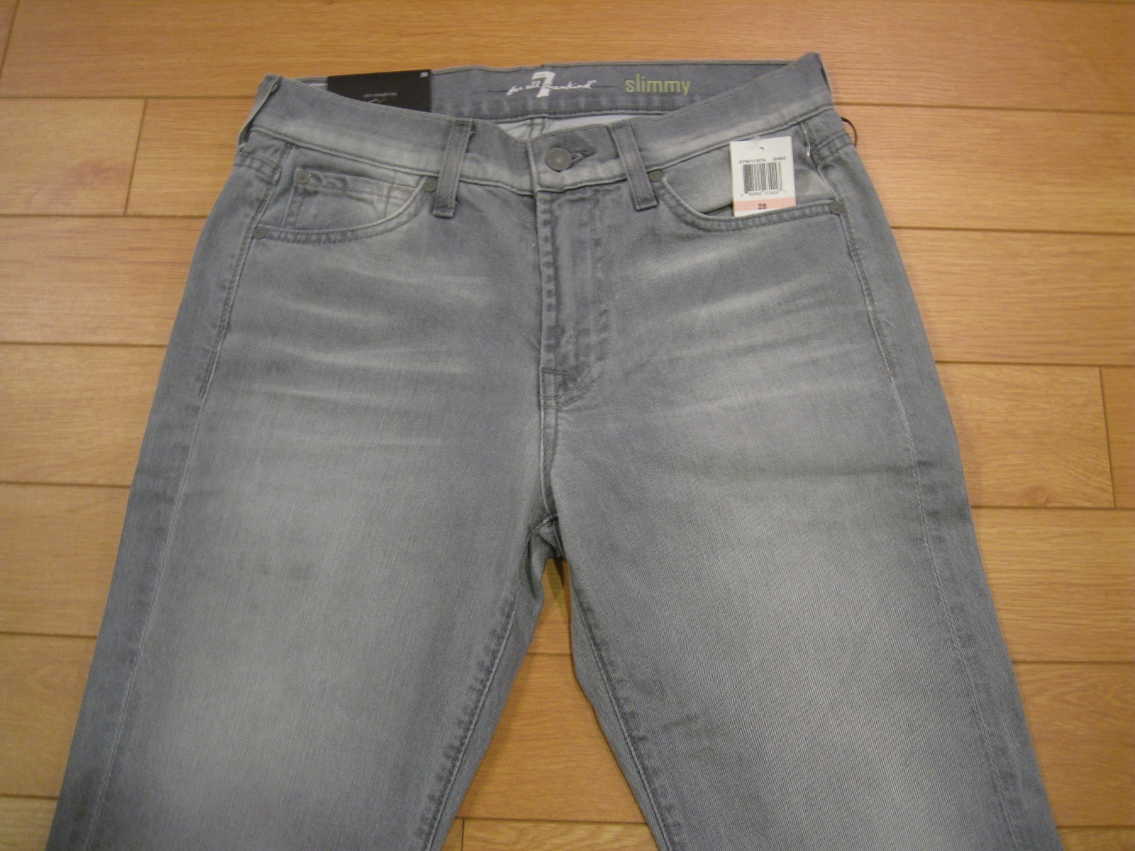 NWT Men's 7 For All Mankind "SLIMMY" Slim Straight Leg JEANS ( Retail $198.00 )