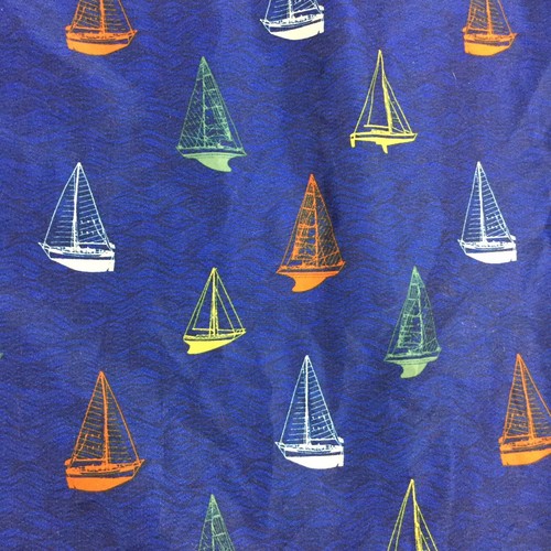 MEN’S BIG EXTRA LARGE 4X 4XL SWIM SUIT TRUNKS BLUE SAILBOATS MESH DRAWSTRING NEW - Picture 3 of 8