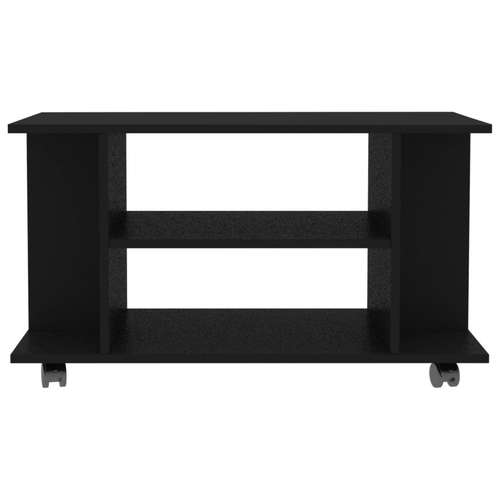 TV Cabinet with Lockable Castors, Media Entertainment Television Center LED Unit - Picture 7 of 26