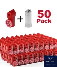 Anti Sweep Theft Stop Lock 6mm Red Retail Shop Security Display  Lock 50 +1key