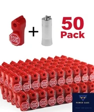 Anti Sweep Theft Stop Lock 6mm Red Retail Shop Security Display  Lock 50 +1key