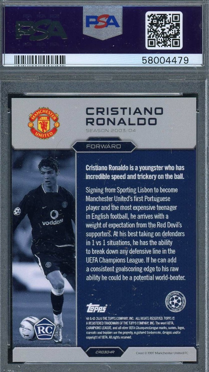 TOPPS LIVING CRISTIANO RONALDO クリロナ PSA9 PSA9】TOPPS スタクラ クリスティアーノ・ロナウド