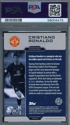 TOPPS LIVING CRISTIANO RONALDO クリロナ PSA9 2022-23 Topps UEFA CC Cristiano Ronaldo SSP PSA Mint 9 Real
