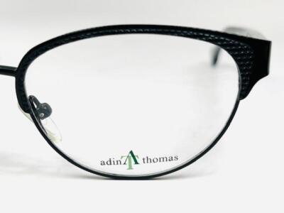 New Adin Thomas AT-282 C3 Black & Grey Eyeglasses 50/18/135 