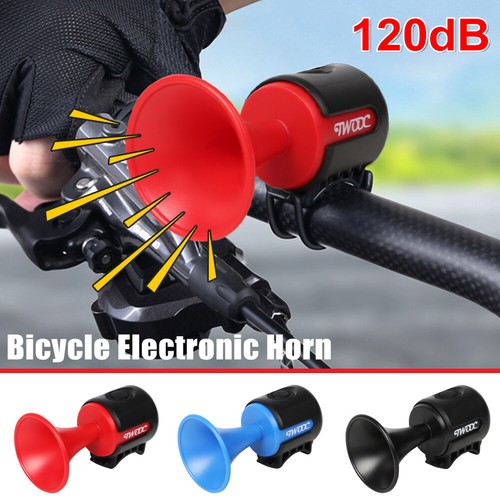 Fahrrad Lenkerklingel 120dB elektrische Hupe für Elektroroller/Straße/MTB Radfahren - Bild 21 von 26