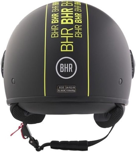 CASCO BHR DEMI-JET 835 COOL NERO/E06 - Imagen 3 de 5