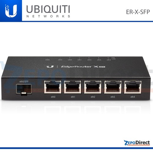 Ubiquiti Networks UISP EdgeRouter X SFP, Passive PoE, Layer 2, ER-X-SFP - Picture 3 of 4