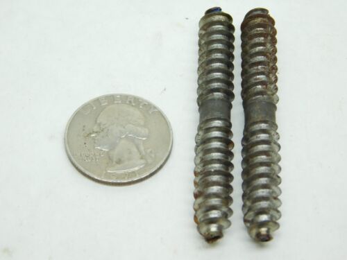 12 PACK! 5/16" X 2-1/2" DOWEL SCREWS DOUBLE END WOOD SCREW BALUSTER TABLE LEG NH - Picture 3 of 3
