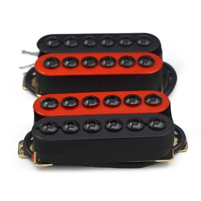 Red Black Guitar Large Pole Humbucker Pickups For Kramer,Schecter,Peavey,Dean