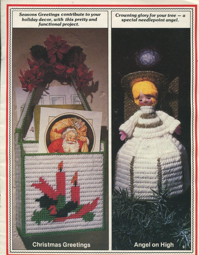 Needlework On Plastic Canvas The Christmas Bppk Pattern Booklet Plaid 7489 - Picture 3 of 8