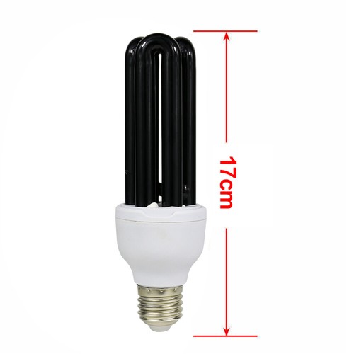 E27 110V/220V Blacklight Low Energy 365nm UV Light Bulb Screw Ultraviolet Lamp - Picture 9 of 14