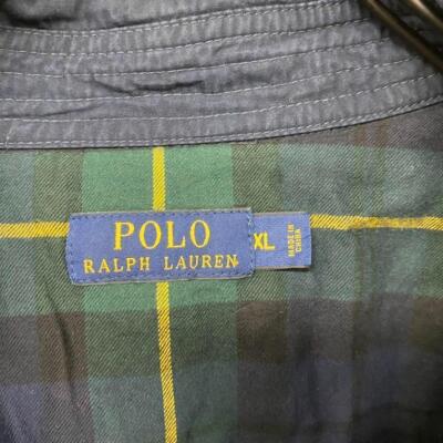 90S Polo Ralph Lauren Swing Top Navy Men'S 2XL Men's #D1312B