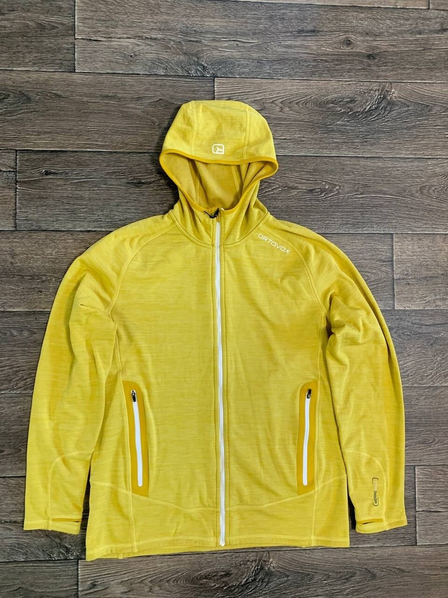 ortovox men fleece hooded merino wool gorpcore outdoor size XL eBay