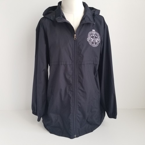 Gap Kids Windbreaker Hooded Jacket Boys XXL 14/16 Black Wind/Rain Elastic Cuffs - Picture 2 of 8