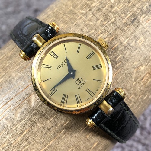 Vintage Gucci Damen 2000L Roman Sherry Line Quarz nur für Uhrenteile oder Reparatur - Bild 1 von 12