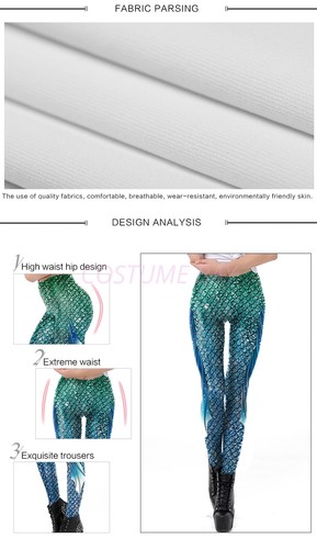 Halloween Skeleton Print Legging Costume Cosplay Dressup Fancy Stretchy Gym Yoga - Picture 13 of 18