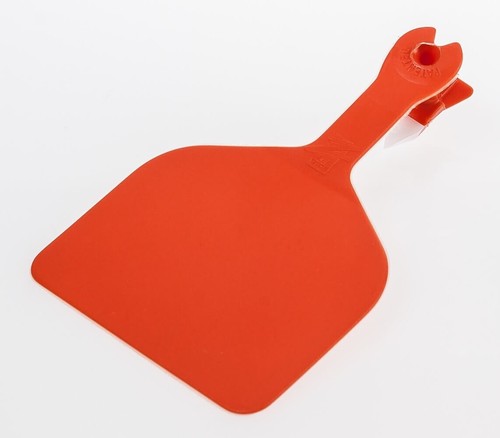 Etiqueta de identificación de lote de alimentación en blanco con etiqueta Z, naranja, 50/pk - Imagen 4 de 6