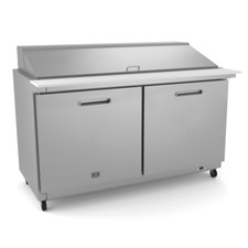 Kelvinator KCHMT60.24 60" Two Section Mega Top Sandwich Prep Table, 24 Pan