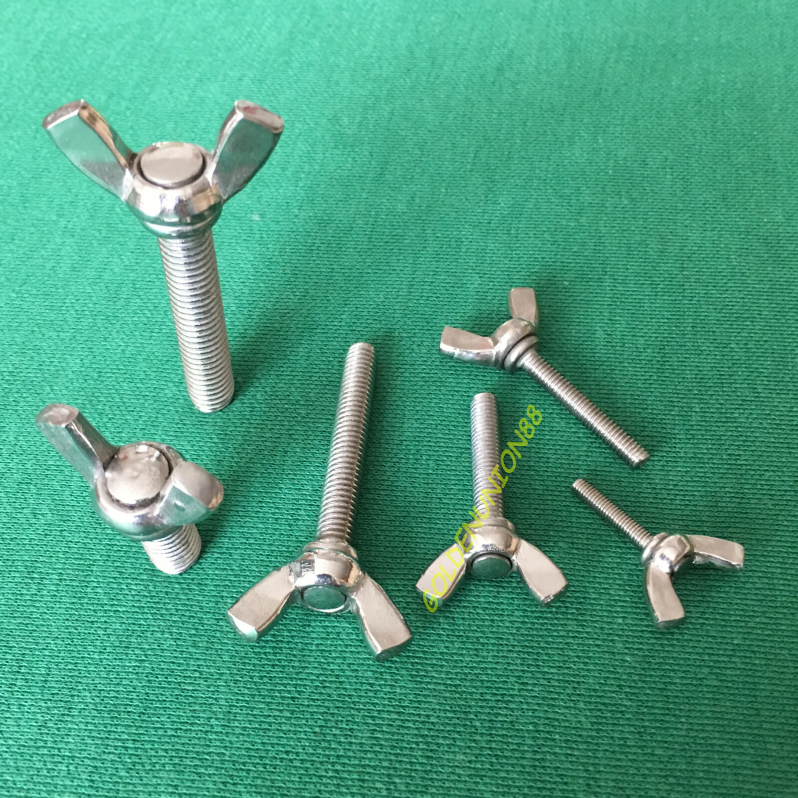 M3 M4 M5 M6 M8 Butterfly head screw 16/25/40mm stainless steel 6PCS