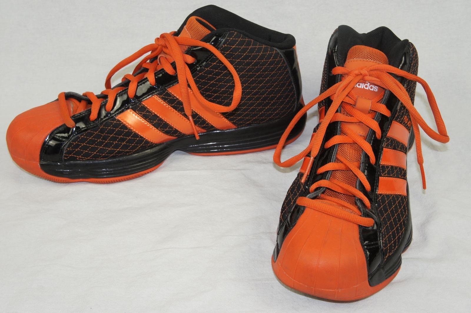 ADIDAS PRO MODEL ORANGE & BLACK 2010 BASKETBALL SHOES MENS SIZE 12.5 ADIDAS PRO MODEL ORANGE & BLACK 2010 BASKETBALL SHOES MENS SIZE 12.5
