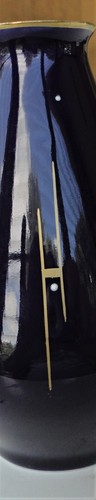 MCM Modern Graf Von Henneberg Echt W German Cobalt Atomic Design Porcelain Vase - Picture 4 of 9