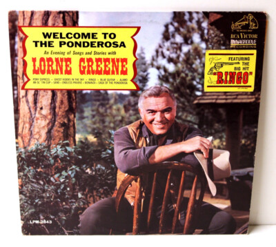 Welcome To The Ponderosa Lorne Greene Vinyl Record | eBay