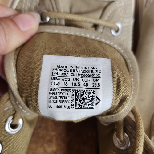 Converse Jack Purcell Herren Größe 11,5 Braun Canvas Halbschuhe Sneaker Damen 13 - Bild 8 von 8