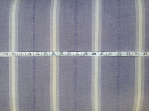 100% tessuto lino Ramie filato tinto bianco e tessuto dobby a righe leggero - Foto 3 di 3