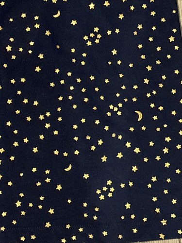J. Crew Crewcuts Girls Navy Blue With Gold Stars/Moons Dress Size 10-11 EUC - Picture 5 of 5