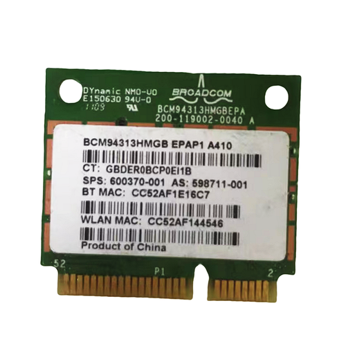 HP Pavilion dv7-6000 dv6-6000 802.11n WiFi + Bluetooth 3.0 600370-001 WLAN Card - Picture 1 of 2