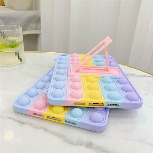 For iPad234 5 6 7 8th Gen Mini Air Pro Series Pop Fidget Push It Bubble Case New - Picture 23 of 24